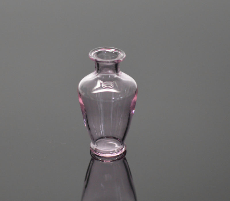 1:12 Dollhouse Miniature Pink Glass Classic Pedestal Vase D19-C