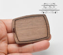 1:12 Dollhouse Miniature Large Cutting Board /Walnut SMA CUT001