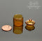 1:12 Miniature Yellow Jar with Lid D48-B