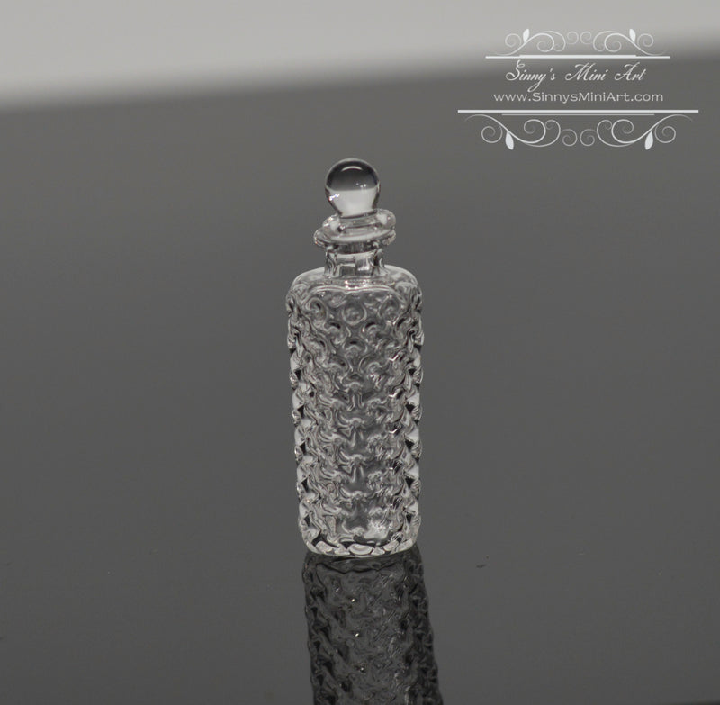 1:12 Miniature Glass Bottle with Lid D54