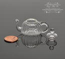 1:6 Miniature Glass Teapot-Clear I15