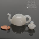 1:6 Miniature Glass Teapot-White I16