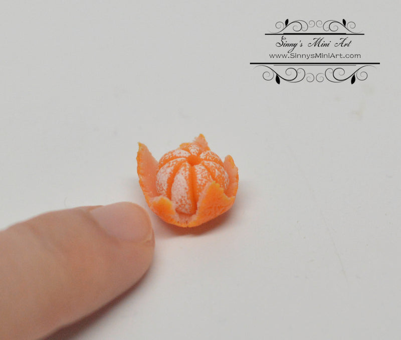 1:6 Dollhouse Miniature Pealed Orange A175