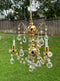 Clearance Sale: 1:12 Dollhouse Miniatures 3 Arm Crystal l Chandelier HH CK3019