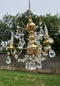 Clearance Sale: 1:12 Dollhouse Miniatures 3 Arm Crystal l Chandelier HH CK3019