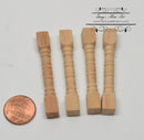 1:12 Dollhouse Miniature Long Legs 4 Pieces/Miniature Furniture Supplies J16