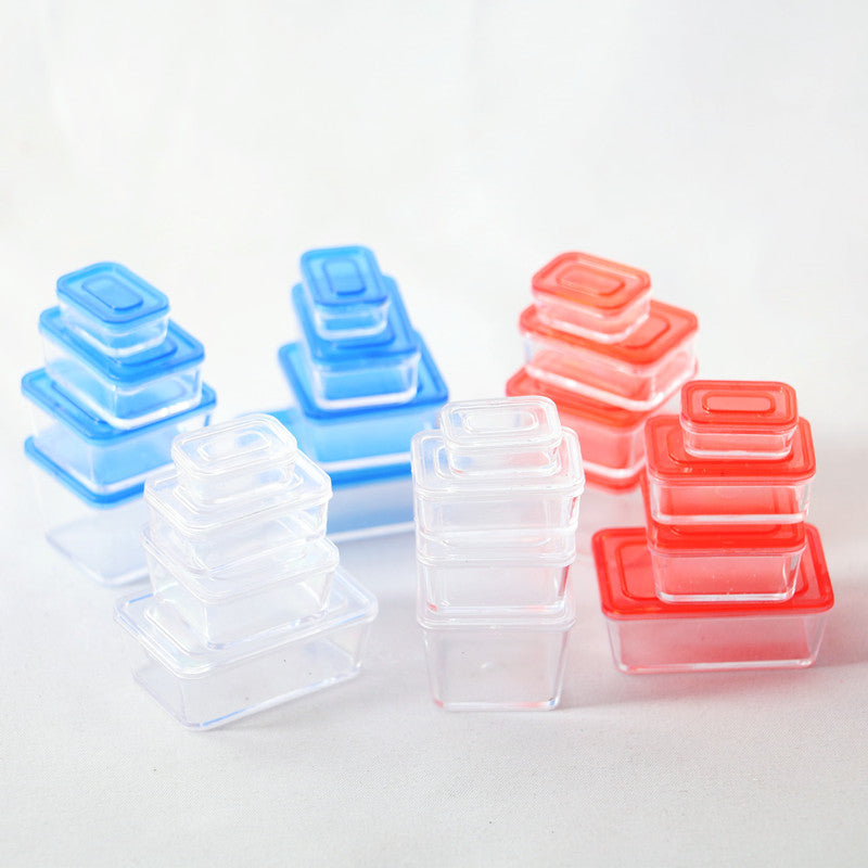 1:12 Dollhouse Miniature Rectangle Food Container Set H100A