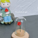 Dollhouse Miniature Rose in Dome D233