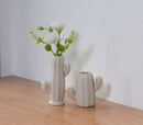 1:6 A Set (2 PC) of Dollhouse Miniature Cactus Vase/Mordern Vase D228