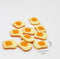1:6 Dollhouse Miniature Caviar Breads 10 pc Set/ Mini Breads D189