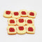 1:6 Dollhouse Miniature Caviar Breads 10 pc Set/ Mini Breads D189