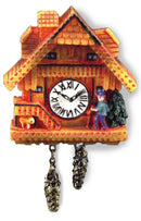 1:12 Dollhouse Miniature Cuckoo Clock Honey Color RP 1.401/5