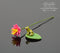 1:12 Dollhouse Miniature Frog with Lily Pad and Flower BD H005-A