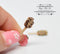 1:12 Dollhouse Miniature Vanilla &Chocolate Ice Cream BD F182