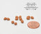 1:12 Dollhouse Miniature Dozen Brown Eggs  BD F185