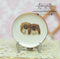 1:12 Dollhouse Miniature Decorative Dog Plate / Chin / Spaniel Plate BB CDDU-3