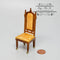 DIS 1:12 Dollhouse Miniature Lincoln Chair, Walnut / Miniature Furniture AZ T6753