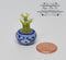 1:12 Dollhouse Miniature Lucky Bamboo in Ceramic Planter BD A1036