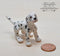 DIS 1:12 Dollhouse Miniature Dalmation Young Brother Mini Dog Pet AZ A0690