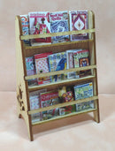 1:12 DIY dollhouse Miniature Magazine Rack Kit DI FS208