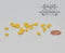 BO 1:12 Dollhouse Miniature Lemons (12 PC)/ Miniature Lemon/ Miniature Fruit BD P065