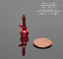 1:12 Dollhouse Miniature Red Smoking Pipe Miniature Bong BD HB452