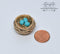 1:12 Dollhouse Miniature Blue Eggs in Basket BD H112