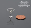 1:12 Dollhouse Miniature Martini Glass BD HB117