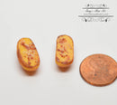 1:12 Dollhouse Miniature 2 PC Half Garlic Bread/ Miniature Bread BD K1029