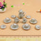 A set (15 pc) of 1:12 Dollhouse Miniature Tea Set/ Miniature plates B35-4
