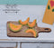 1:12 Dollhouse Cantaloupe Quarter with 3 Cantaloupe Slices (4 PC) BD P063/P064