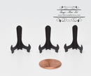1:12 Metal Black Dollhouse Miniature Plate Stands D104-BLACK