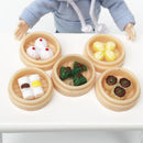 1:12 Dollhouse Miniature Chinese Dim Sum in Tray 5PC/ Set C150