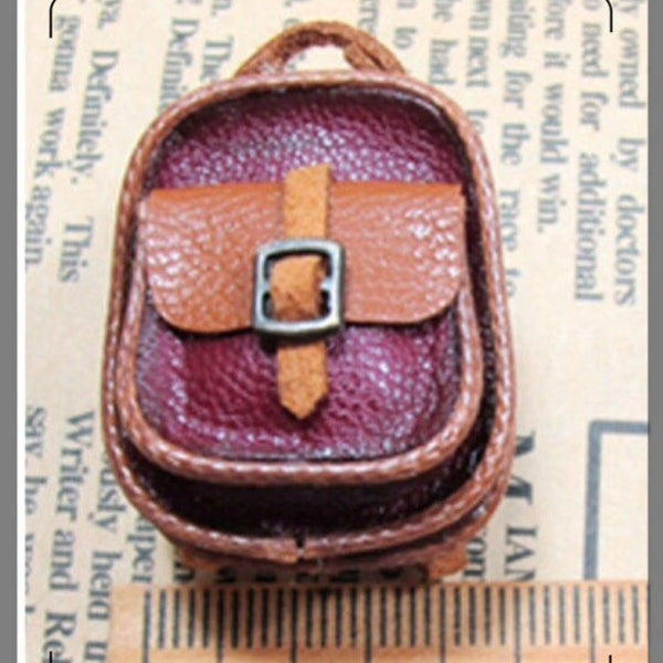 1:12 Dollhouse Miniature Luxury Back Bag/ OB11 Bag Purse D205