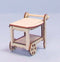 1:48 Dollhouse Miniature Tea Cart Kit/Quarter Scale Miniatures KBM Q116