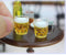 2 PC 1:12 Dollhouse Miniature Cup Beer D125
