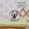 1:12 Dollhouse Miniature Weimaraner Dog Decorative Plate BB CDD498-3