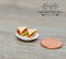 1:12 Dollhouse Miniature BLT Sandwich on Plate / Miniature Sandwich BD F286