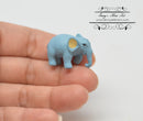 1:12 Dollhouse Miniature Elephant /Light Blue F47A