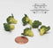 6 PC 1:12 Dollhouse Miniature Broccoli/ Miniature Vegetable AZ A3335