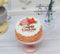 1:12 Dollhouse Miniature Happy Birthday Cake with Red Rose Trim BD K2127