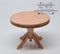 1:12 Dollhouse Miniature Unfinished/Unpainted Round Table AZ CL08628