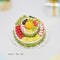 1:12 Dollhouse Miniature Large Two Tier Fruit Cake BD K2001