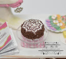 Switched Brand 1:12 Dollhouse Miniature Chocolate Covered Starburst Cake BD K2190