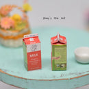1:12 Dollhouse Miniature Boxed Milk/ Miniature Milk BD F343