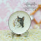 1:12 Dollhouse Miniature Decorative Cat Plate / Gray Cat BB CDD-0-2