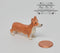 DIS 1:12 Dollhouse Miniature Cardigan Welsh Corgi Mini Dog Pet AZ A0159