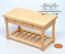 1:12 Dollhouse Miniature Working Table/Unfinished Dollhouse Furniture AZ T4671