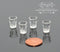 1:12 Dollhouse Miniature Ice Tea Glass ( 4 PC) / Miniature Glass A13