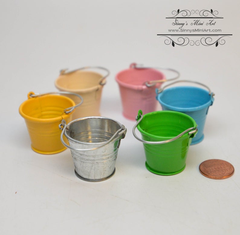 1:6 Dollhouse Miniature Bucket/Miniature Bucket C37